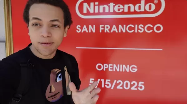 Super Cafe fait la queue pour la Nintendo Switch 2 devant le magasin de San Francisco encore fermé