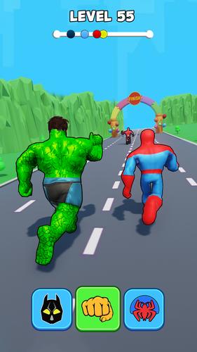 Superhero Transform Shift Game Screenshot 2