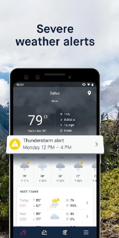 WeatherPro 螢幕截圖 3