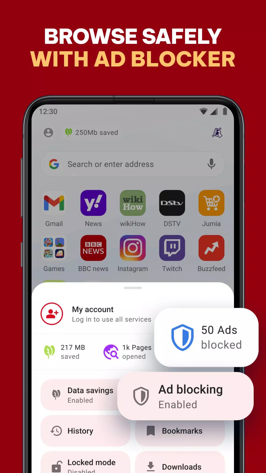 Opera Mini Ảnh chụp màn hình 2