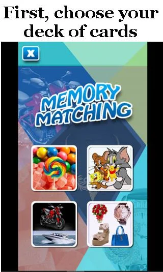 Memory Matching Fun Zrzut ekranu 0