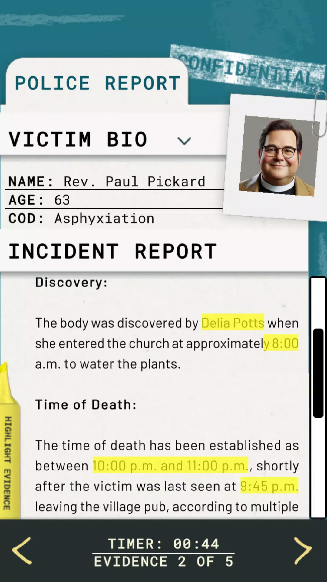 Whodunit? Murder Mystery Games Capture d'écran 3