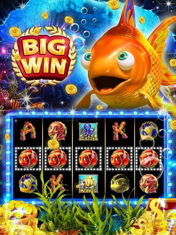 Goldfish Slots: Free Golden Casino Slot Machines Schermafbeelding 0