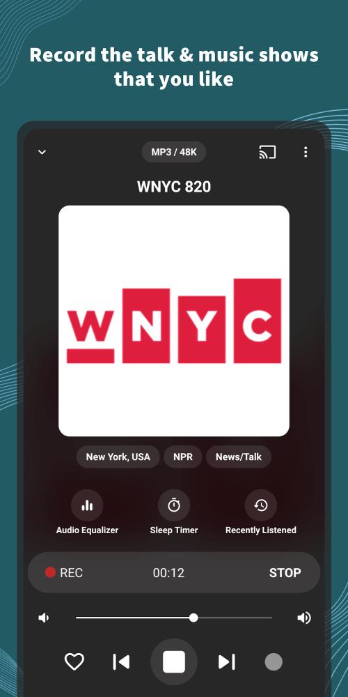 VRadio - Online Radio App Screenshot 3