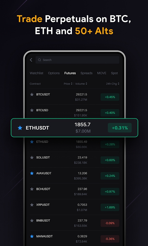 Delta Exchange Screenshot 1