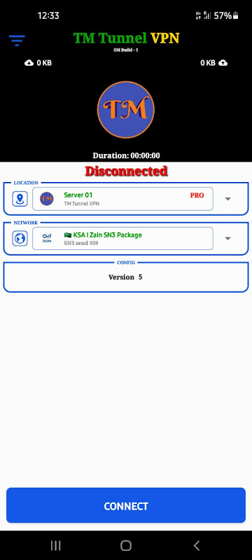 Schermata TM Tunnel VPN 0