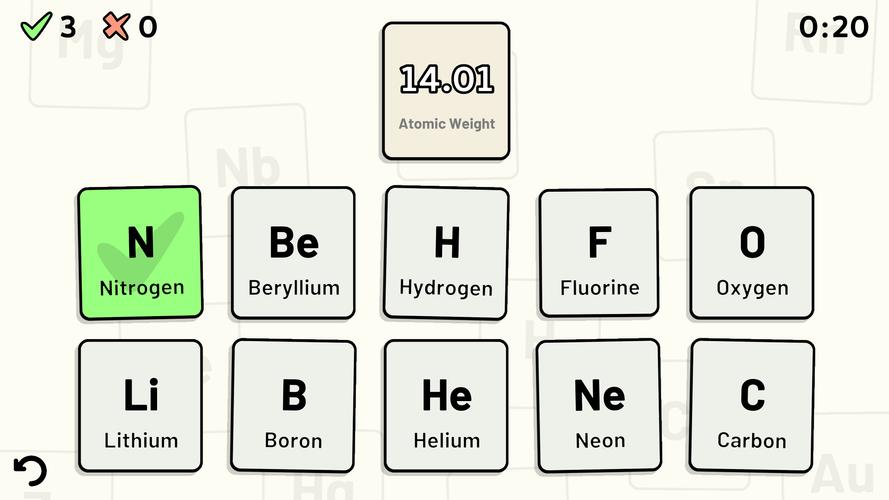 Periodic Table Quiz স্ক্রিনশট 1