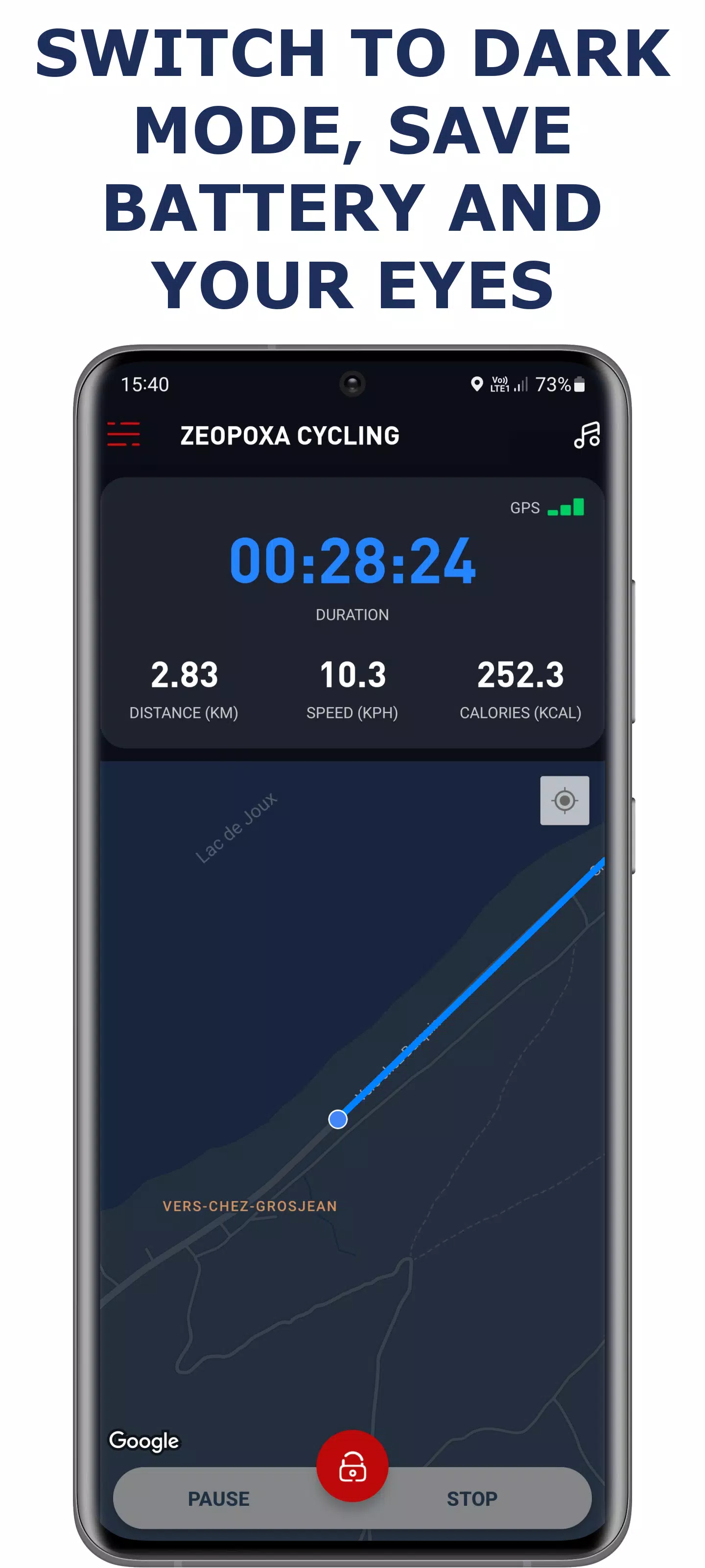 Cycling app - Bike Tracker 螢幕截圖 1