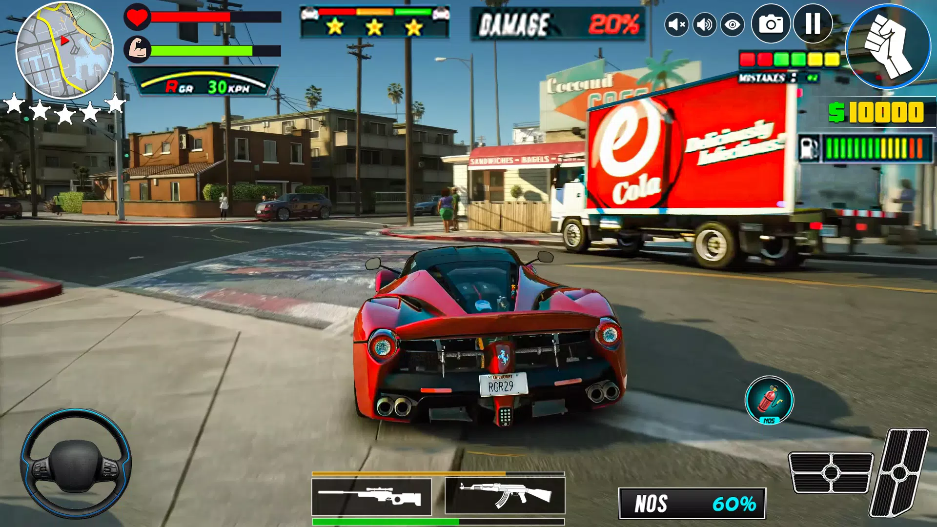 Vegas City Gangster Crime Game ဖန်သားပြင်ဓာတ်ပုံ 3