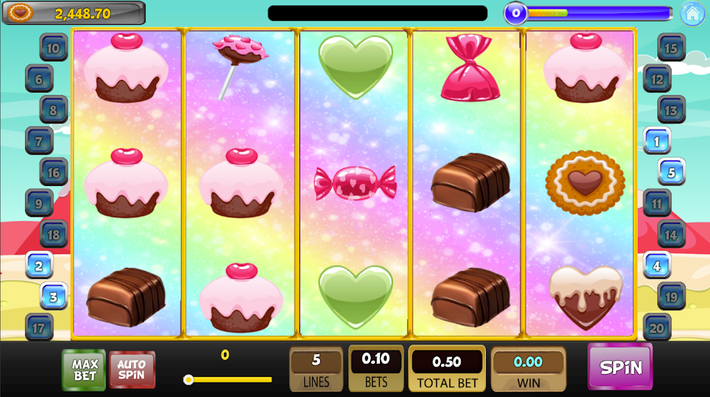 Candy Sweet Slot machine ဖန်သားပြင်ဓာတ်ပုံ 1