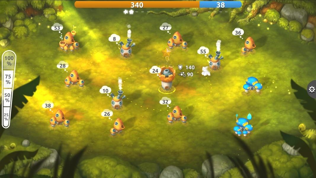 Mushroom Wars 2: RTS Strategy Tangkapan skrin 3