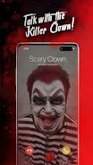 Killer Clown Simulated Call Ảnh chụp màn hình 1