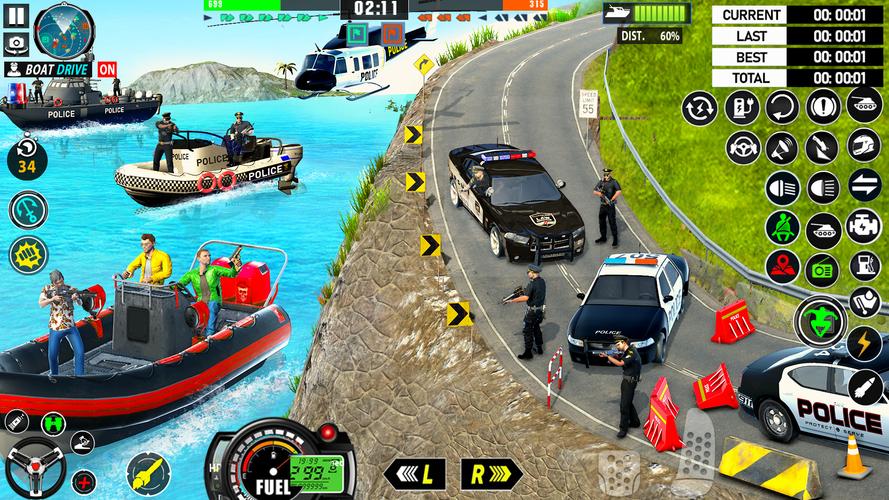 Police Boat Chase Crime Games应用截图第2张