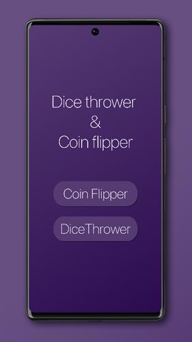 Dice Thrower & Coin Flipper スクリーンショット 0