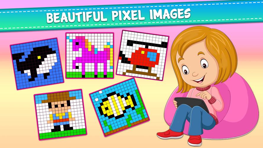 Pixel Art Coloring Games Скриншот 0
