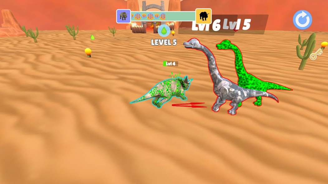 Dino Evolution - Rise & Fight Mod Скриншот 1