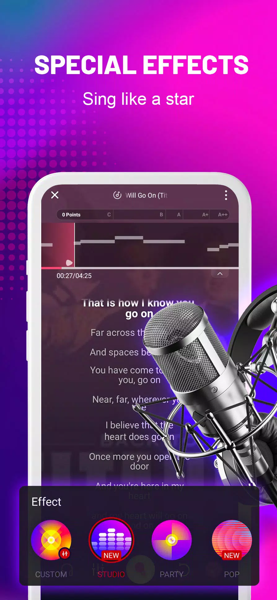 StarMaker 一起享受卡拉OK和游戏，更多方式结交好友应用截图第0张
