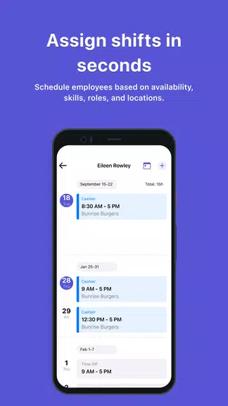 Camelo: Work Schedule Maker应用截图第2张