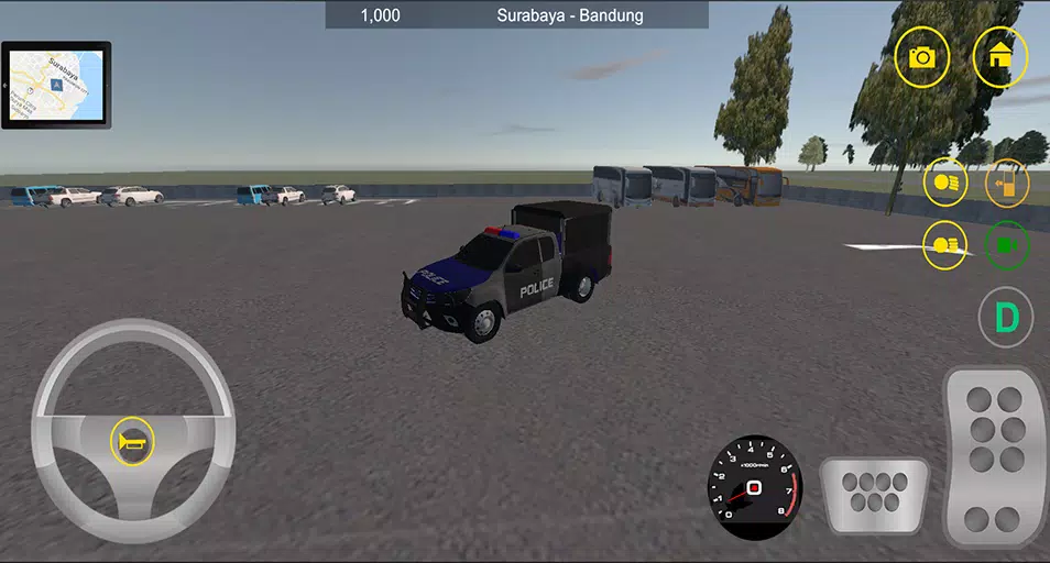 Pickup Police drive Game 3D 螢幕截圖 1