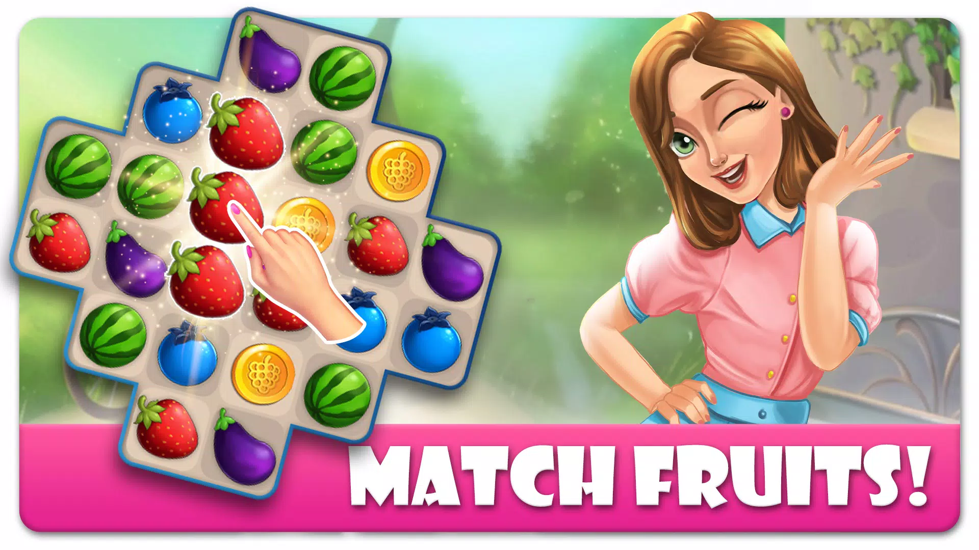 Anna’s Garden: Match 3 Games应用截图第0张