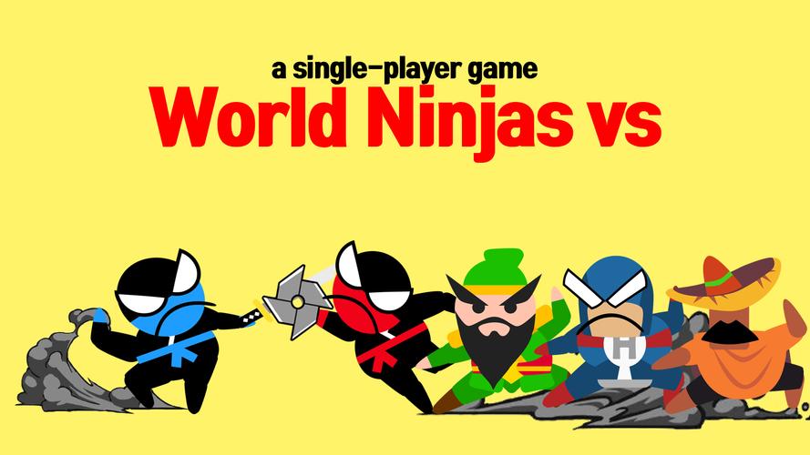 sauter bataille Ninja 2joueurs Capture d'écran 1