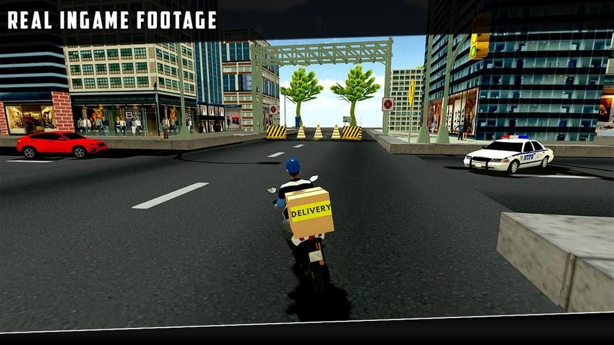 City Courier Delivery Rider Captura de tela 2