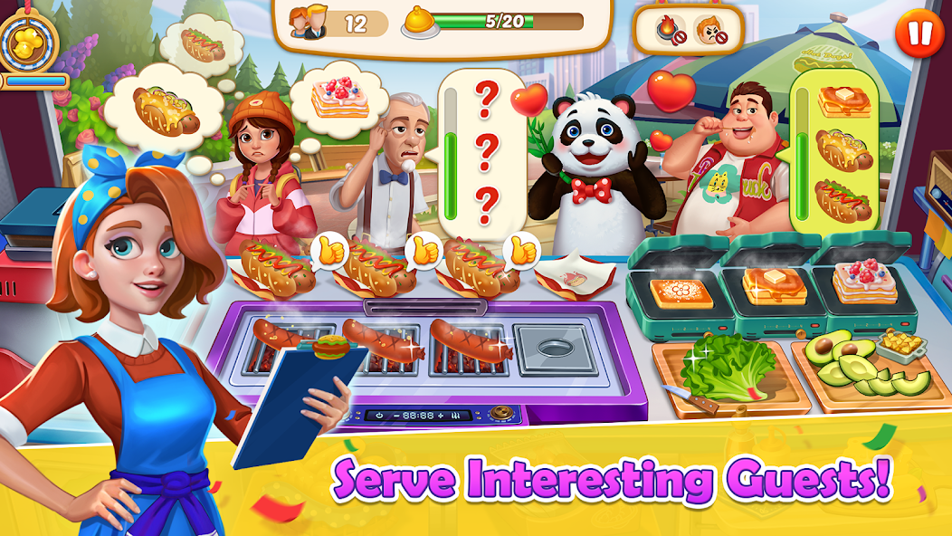 Rita’s Food Truck:Cooking Game Mod 스크린샷 2