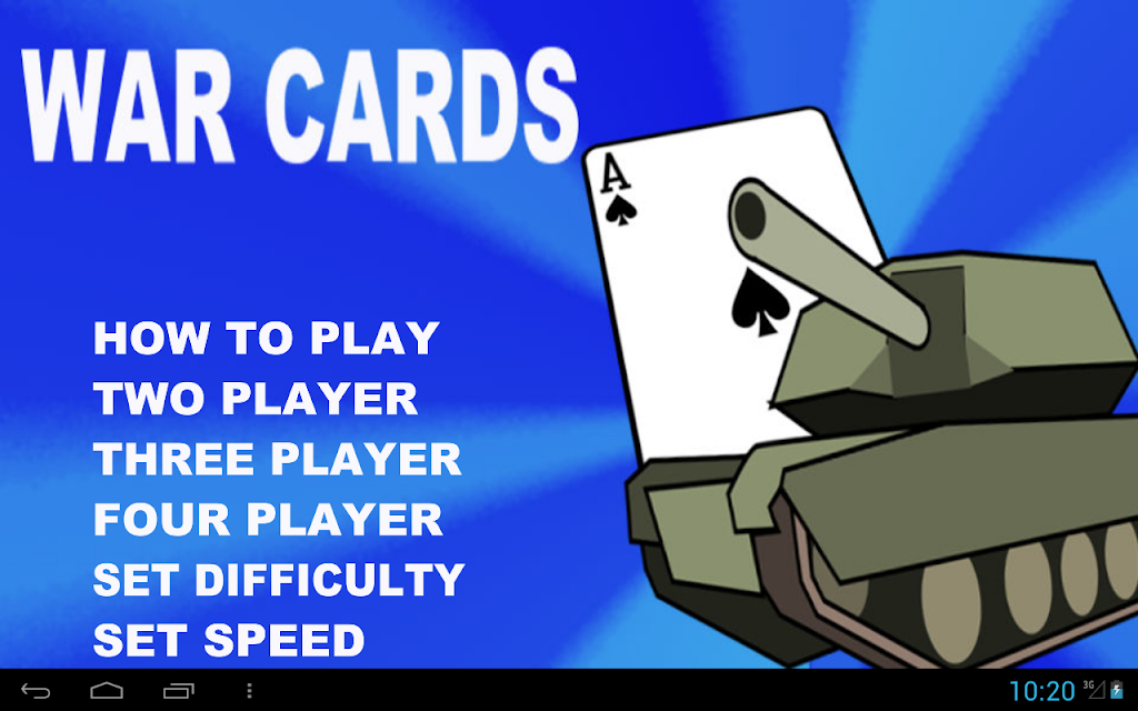 WAR Cards Captura de tela 1