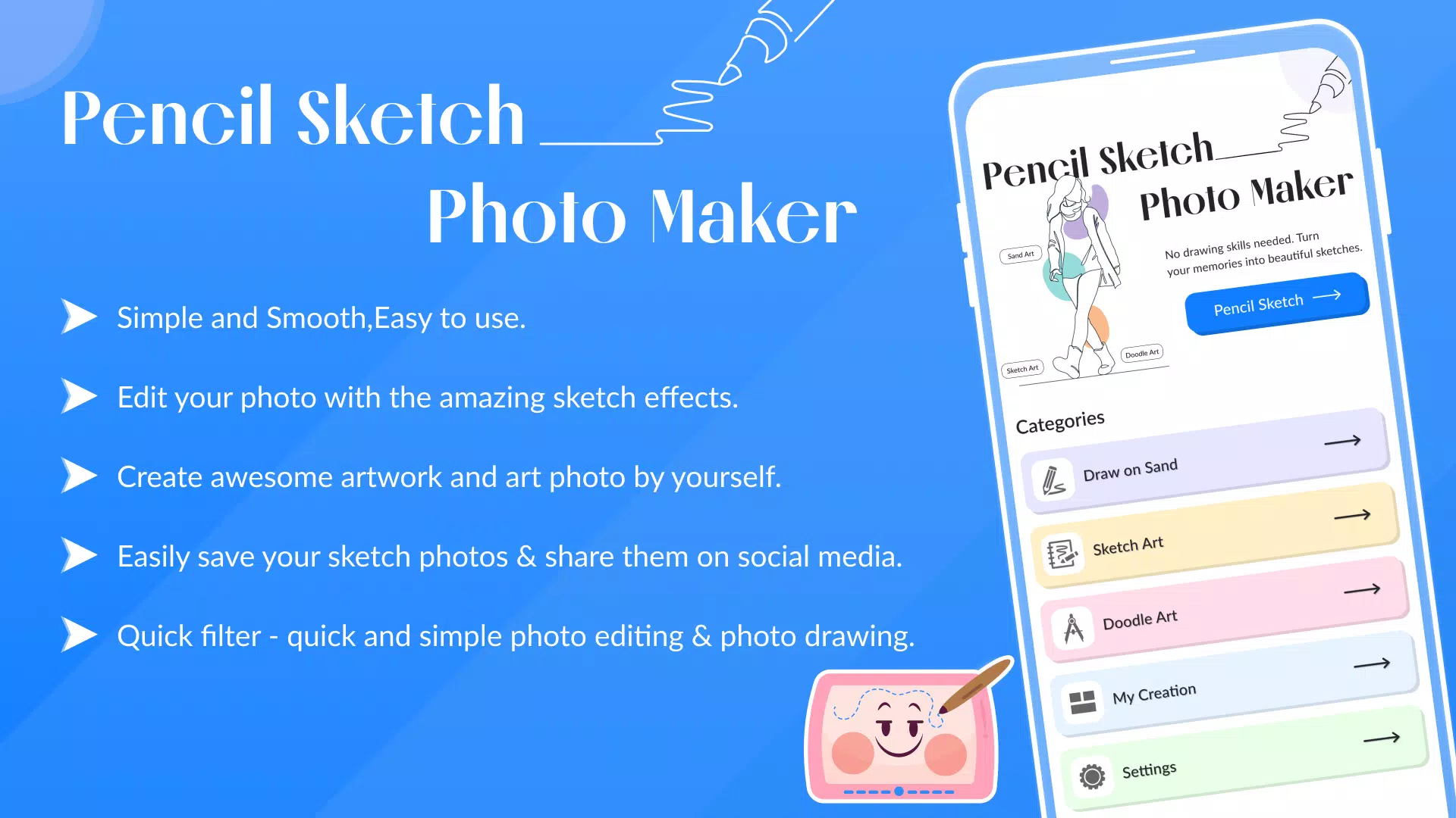 Pencil Sketch Photo Maker ภาพหน้าจอ 2