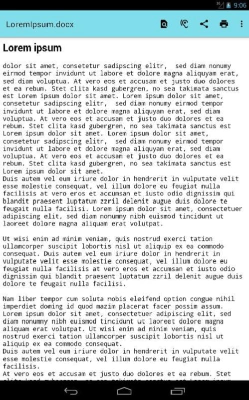 Office Documents Viewer Schermafbeelding 1