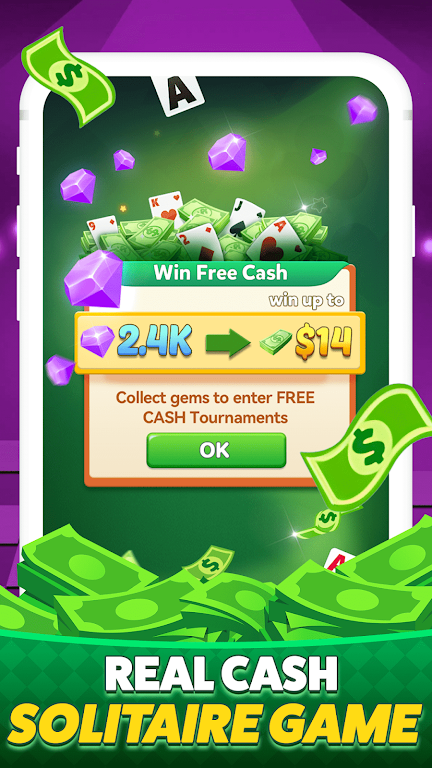 Solitaire Clash-Win Cash Скриншот 3