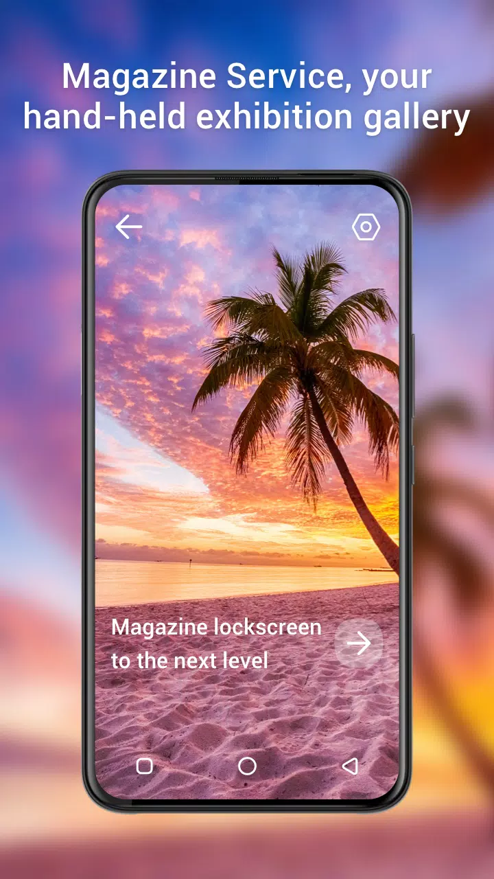 Magazine Lockscreen XOS स्क्रीनशॉट 0