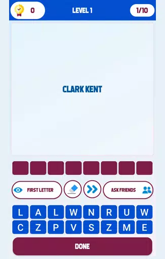 Superhero Identity Word Quiz Ảnh chụp màn hình 0