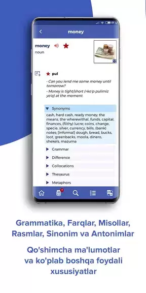 Wisdom EnglishUzbek dictionary Capture d'écran 2