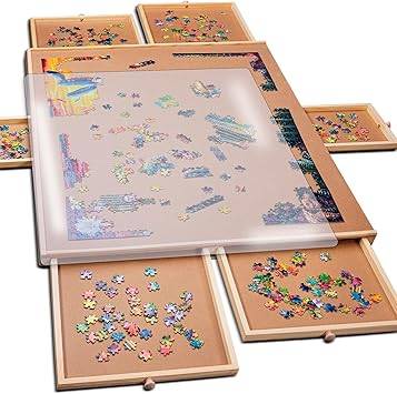 Includes 6 Drawers PlayVibe Puzzle Locker