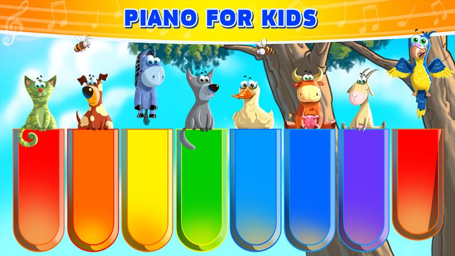 Baby Zoo Piano Games for Kids Captura de tela 0