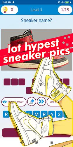 sneaker quiz 螢幕截圖 3
