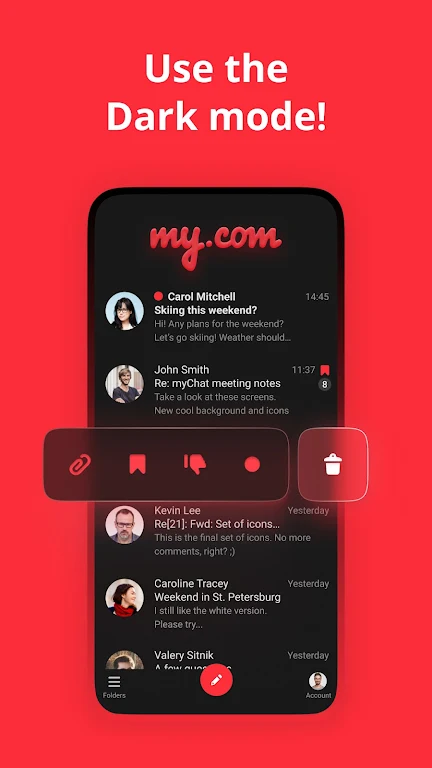 myMail ဖန်သားပြင်ဓာတ်ပုံ 3