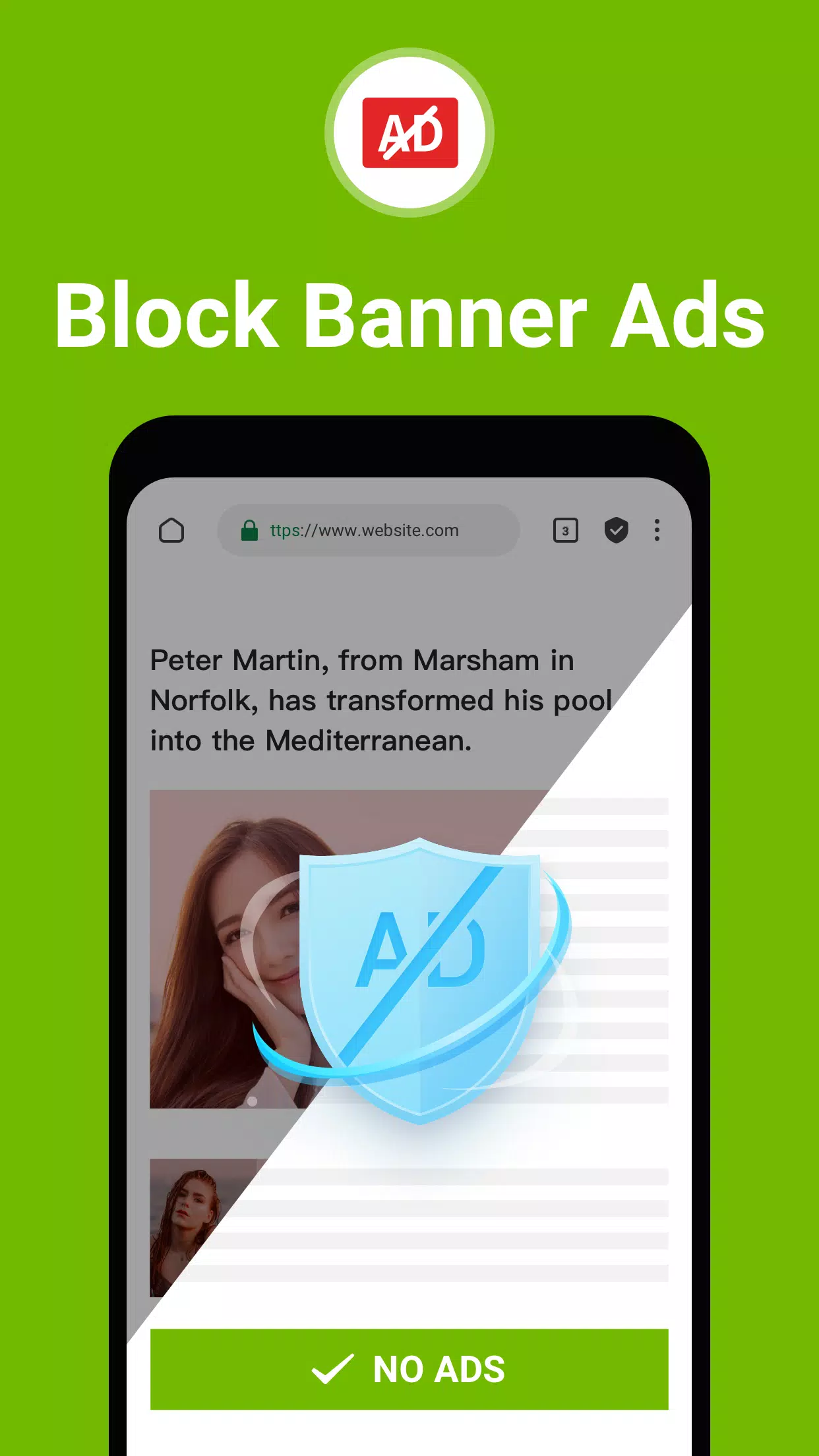FAB Adblocker Browser:Adblock Schermafbeelding 2