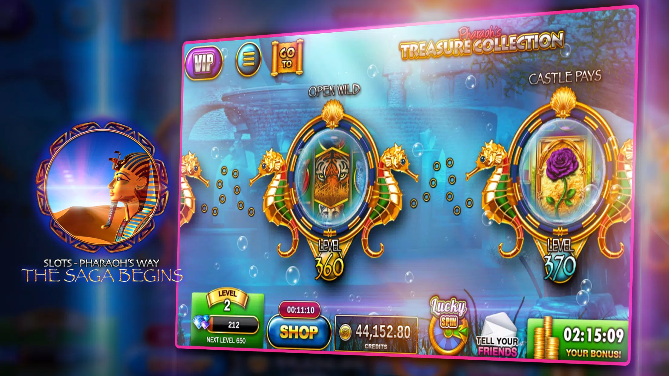 Slots - Pharaoh's Way Casino スクリーンショット 1