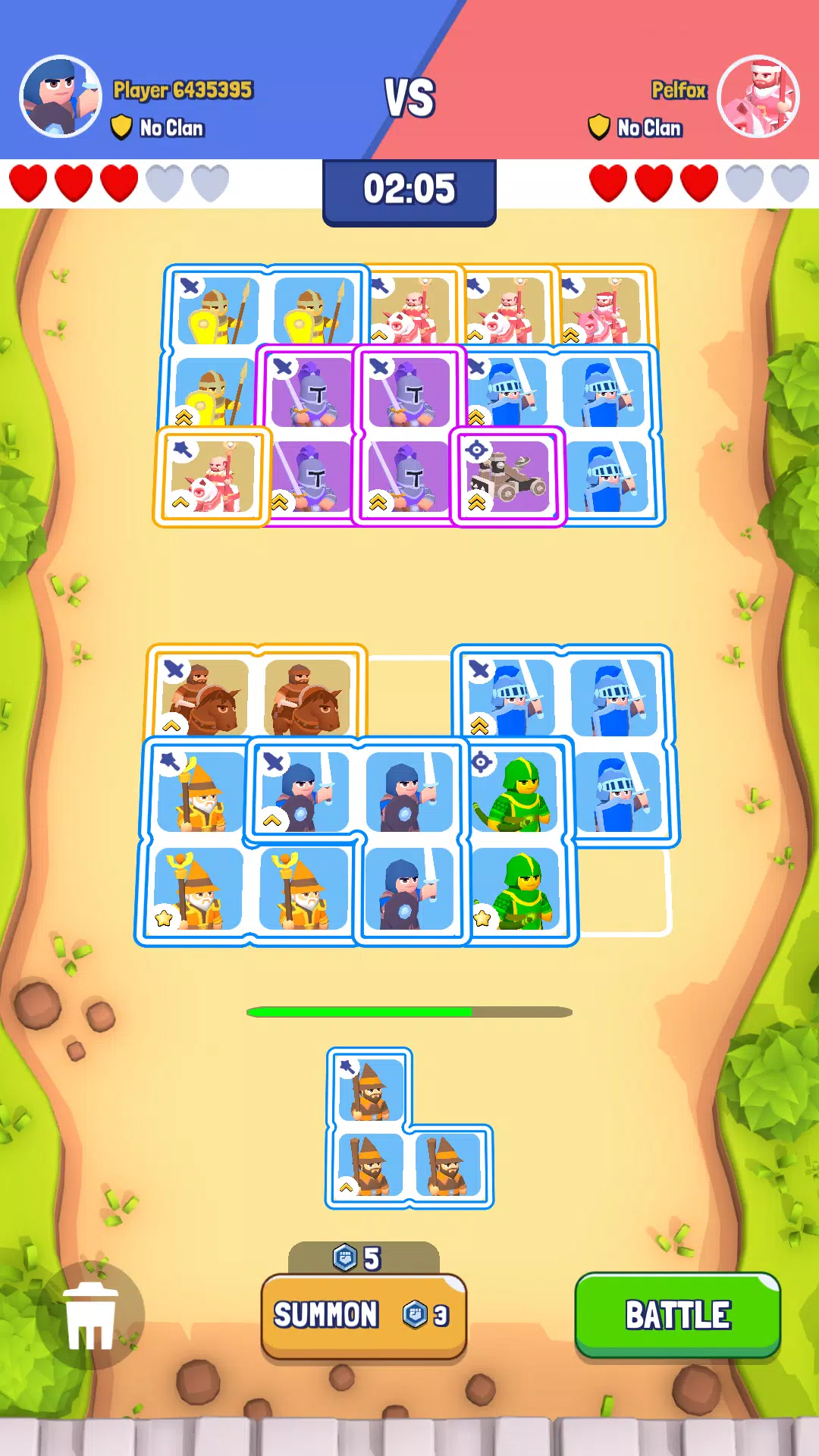 Merge Warrior Army ဖန်သားပြင်ဓာတ်ပုံ 0