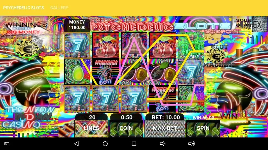 Psychedelic Slots स्क्रीनशॉट 3