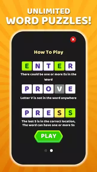 W Challenge - Daily Word Game ဖန်သားပြင်ဓာတ်ပုံ 2