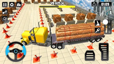 Log Transporter Truck Parking スクリーンショット 1