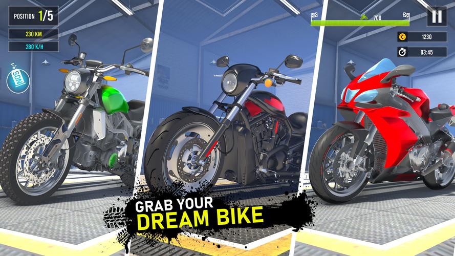 Moto Traffic Bike Race Game 3d 螢幕截圖 1