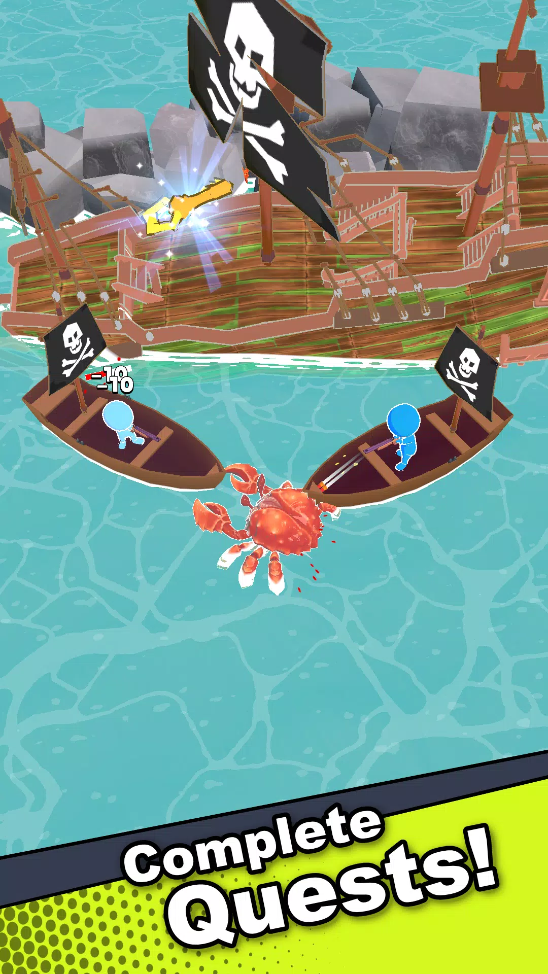 Crab Life - Idle Rpg Tangkapan skrin 0