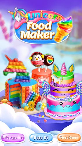 Unicorn Cake Maker-Bakery Game Скриншот 0