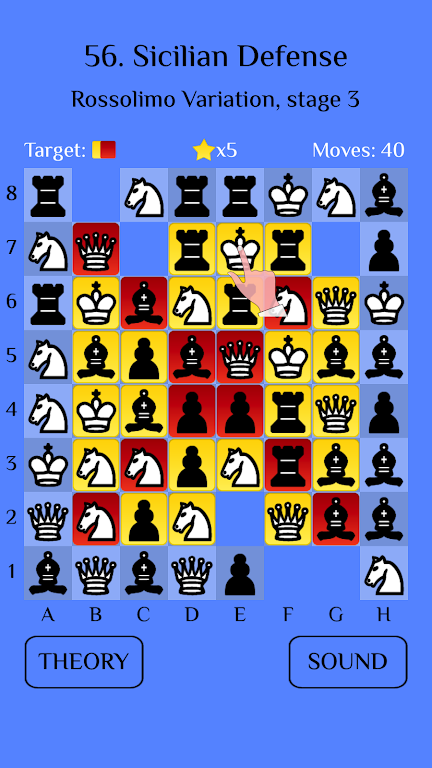 Chess Match-3: Sicilian スクリーンショット 0