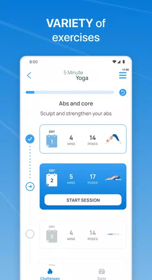 5 Minute Yoga Screenshot 3