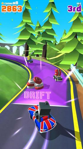 Blocky Racer Capture d'écran 1